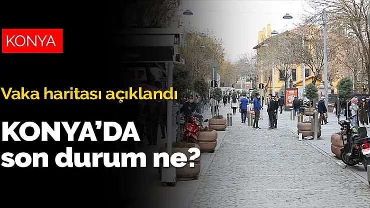 10-16 Nisan vaka haritası açıklandı! Konya'da son durum ne?