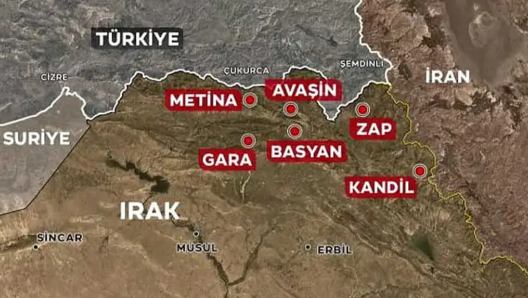 MSB duyurdu! Irak'ın kuzeyindeki terör hedefleri karadan ve havadan vuruluyor