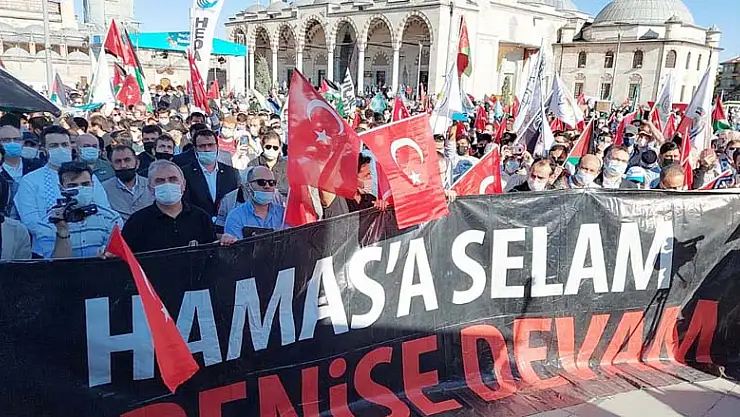 Binler Mescid-i Aksa için buluştu