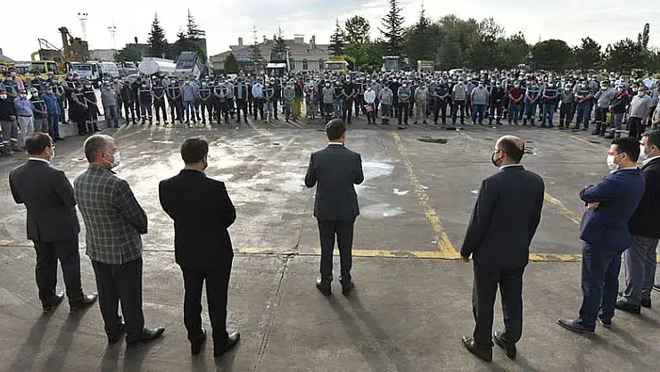 Karatay Belediyesi'nde bayramlaşma