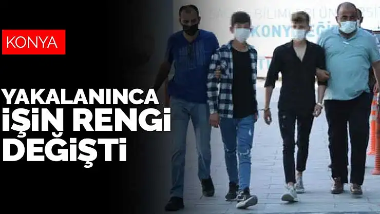 Konya'da parkta oturan çocuğu döverek parasını aldılar, yakalanınca da 'şaka' dediler