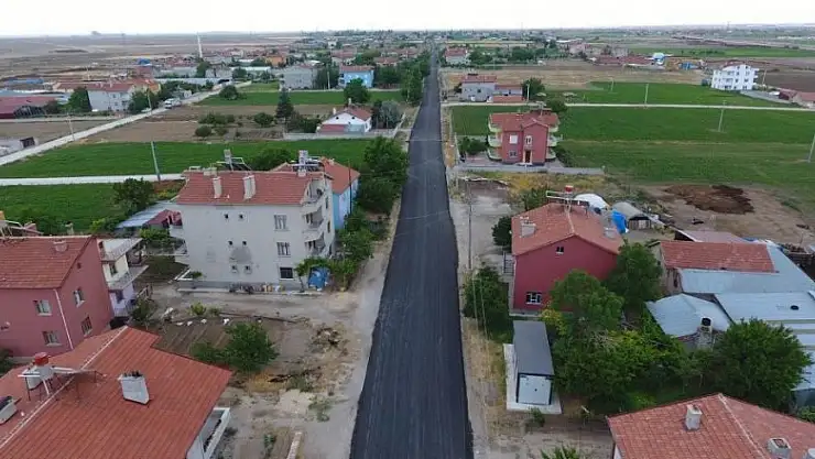 Karatay Belediyesi Çatalhüyük'teki asfalt çalışmasını tamamladı