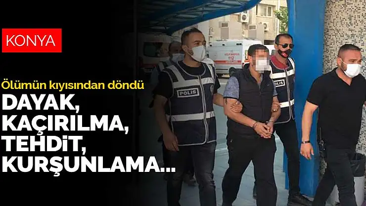 Konya'da gözü dönmüş adam imam nikahlı eşine kabusu yaşattı! Kurşun yağdırıp kaçarken yakalandı