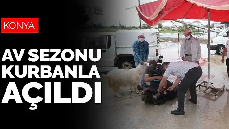 Beyşehir Gölü'nde av sezonu kurbanla açıldı