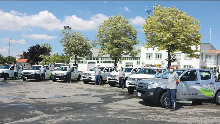 Konya Meram'da ilaçlama çalışmaları hız kazandı