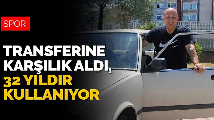 Eski futbolcu Cemil Canalioğlu, Konyaspor'dan transfer karşılığı aldığı otomobiline gözü gibi bakıyor