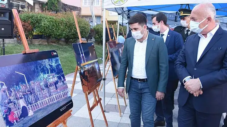 İHA'nın 15 Temmuz fotoğrafları Dursunbey'de sergilendi