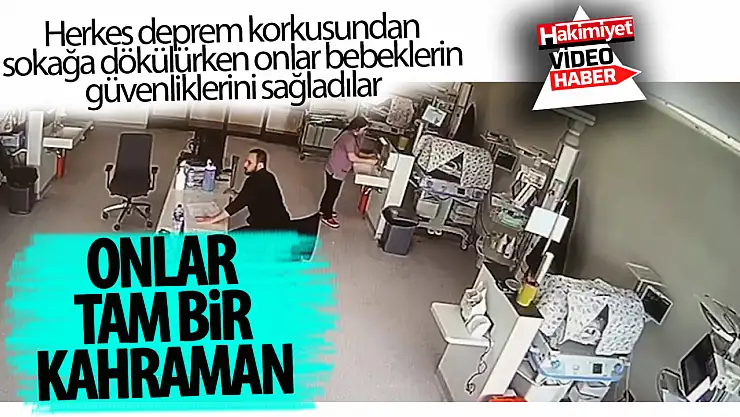 6.2 Büyüklüğündeki İstanbul Depreminde Sağlık Çalışanları Bebekleri Yalnız Bırakmadı