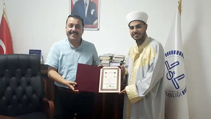 Kulu'da genç hafızlar belgelerini aldı