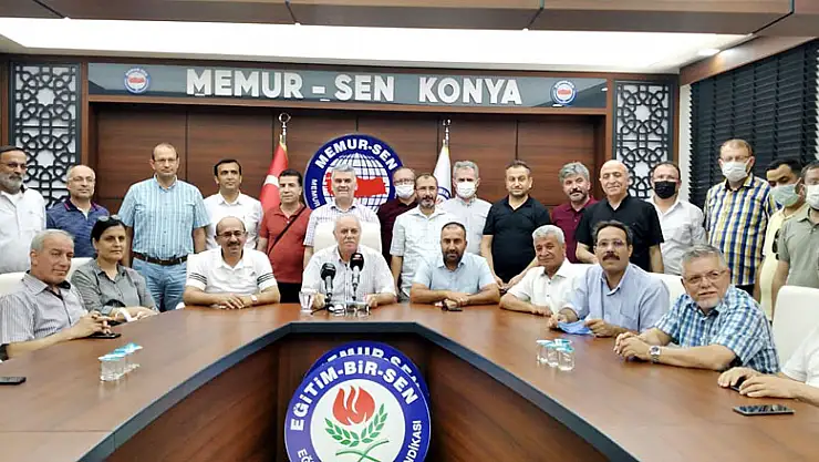 Memur-Sen Konya İl Temsilciliği: Memurlar enflasyon altında eziliyor!