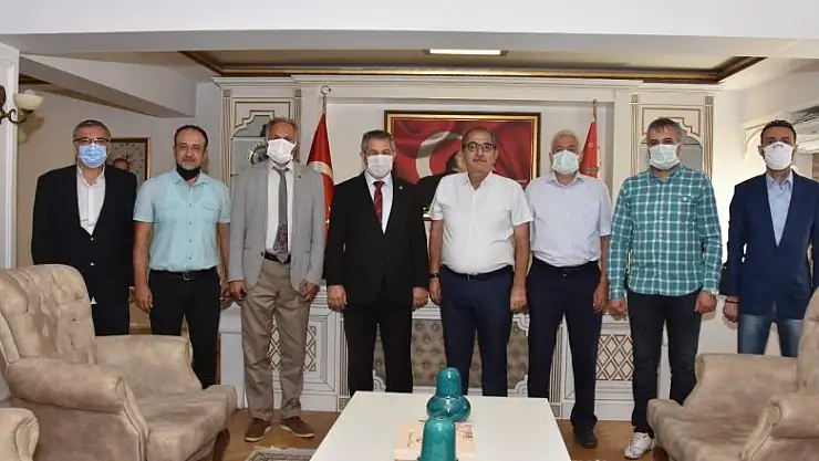 TSYD Konya'dan Dinç'e hayırlı olsun ziyareti