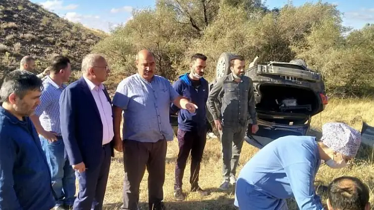 Okula giden öğretmenler kaza yaptı: 2 yaralı