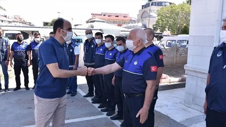 Başkan Altay Zabıta Teşkilatı'nın Kuruluş Yıl Dönümünü kutladı