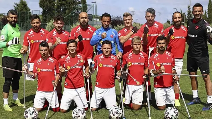 Ampute Milli Takımı, 10-0'lık zaferle başladı!