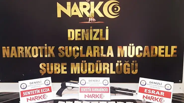 Kadın çantasına gizlenmiş 1,5 kilo uyuşturucu ele geçirildi