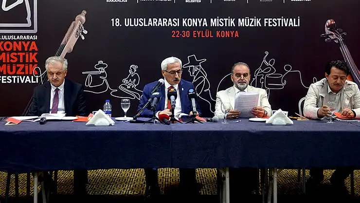18. Uluslararası Konya Mistik Müzik Festivali başlıyor
