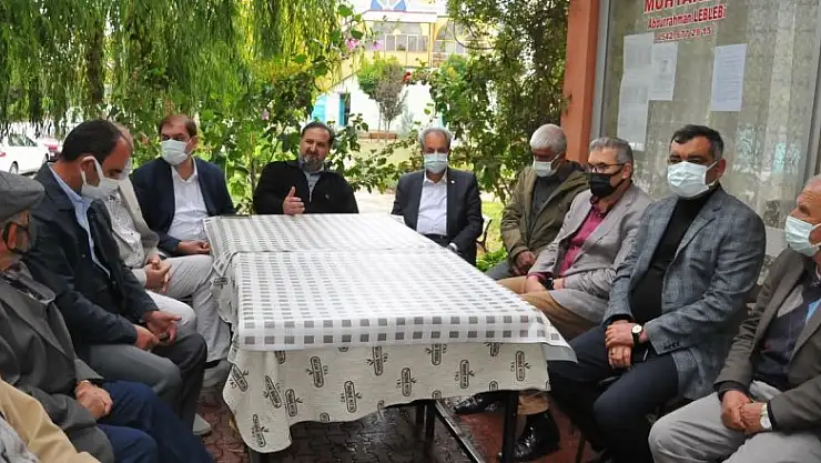 Hacı Ahmet Özdemir Akşehir'de vatandaşlarla buluştu