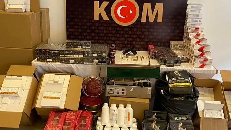 Konya merkezli 5 ilde kaçak sigara operasyonu: 9 gözaltı