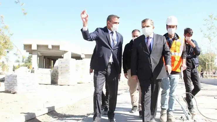 Karaman'da 'Millet Bahçesi' yapım çalışmaları devam ediyor