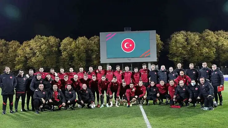 A Milli Takım, Letonya maçı hazırlıklarını tamamladı