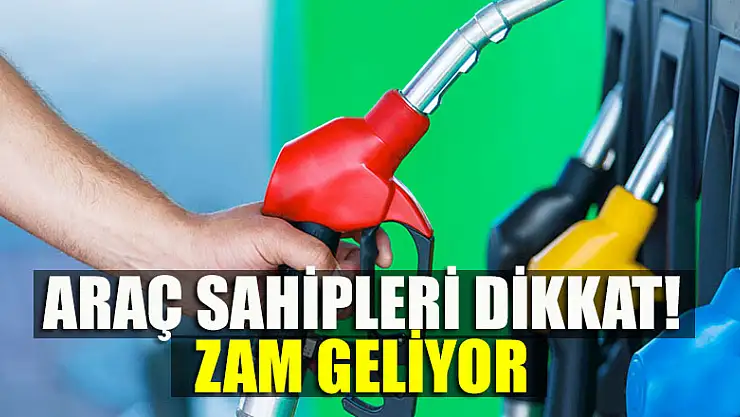 Araç sahipleri dikkat! Zam geliyor