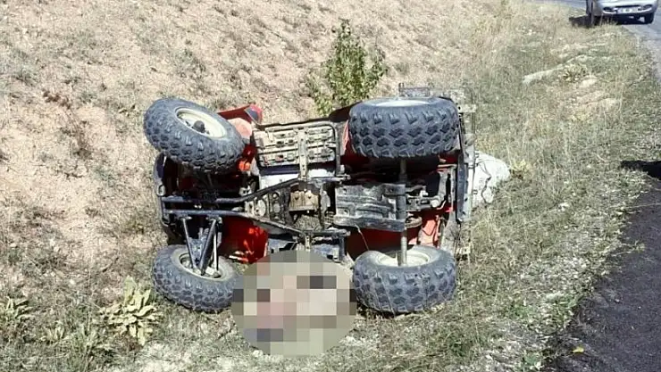 ATV'nin altında kalan yaşlı adam hayatını kaybetti