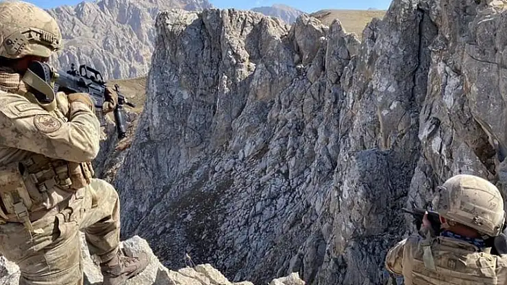 Erzincan'da terör operasyonu: Toplamda 12 mağara, sığınak, depo imha edildi