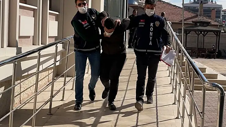 Konya'da arabası çizildi diye kapıcıyı öldüren zanlı adliyeye sevk edildi