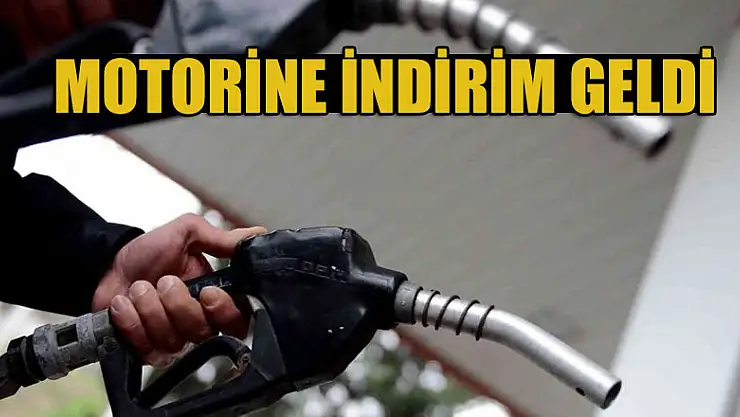 Motorine indirim geldi