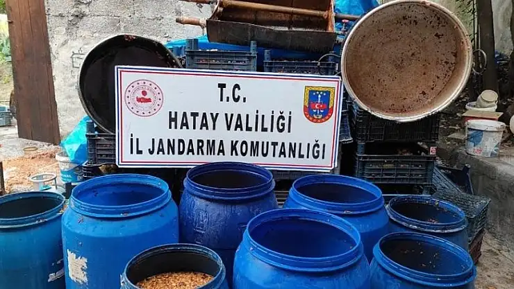 Hatay'da 240 litre sahte alkol ele geçirildi, 1 şahıs gözaltına alındı