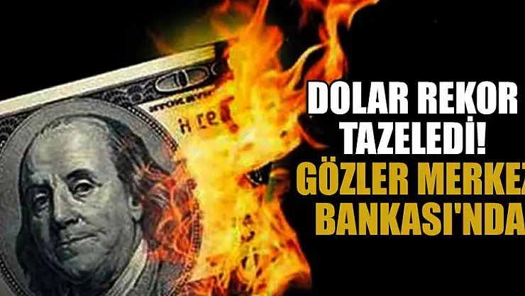 Dolar rekor tazeledi! Gözler Merkez Bankası'nda