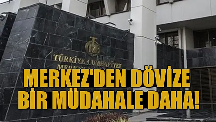 Merkez'den dövize bir müdahale daha