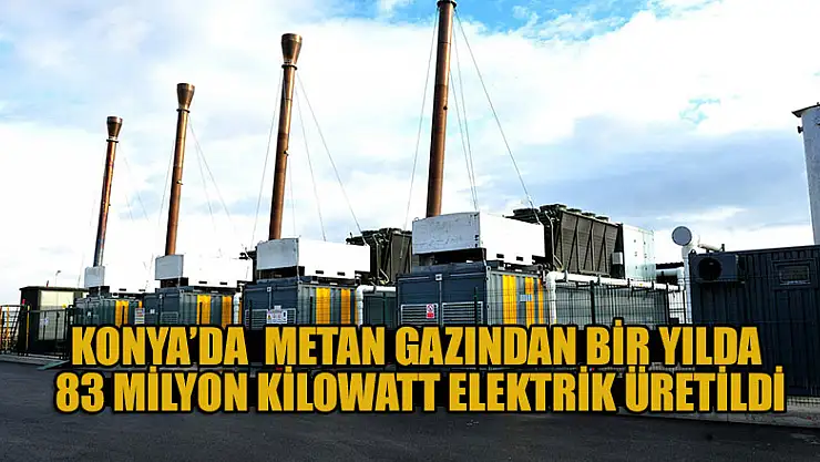 Başkan Altay: 'Metan gazından bir yılda 83 milyon kilowatt elektrik ürettik'