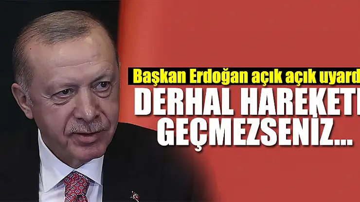 Başkan Erdoğan Arnavutluk Meclisi'nde uyardı: Derhal harekete geçmezseniz...
