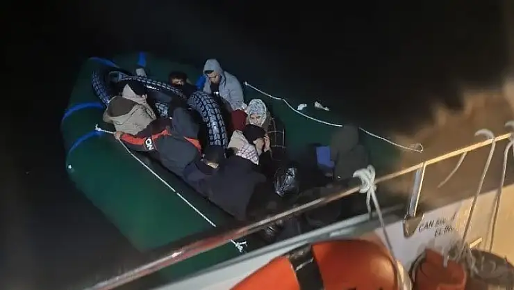 Bodrum'da 18 düzensiz göçmen kurtarıldı