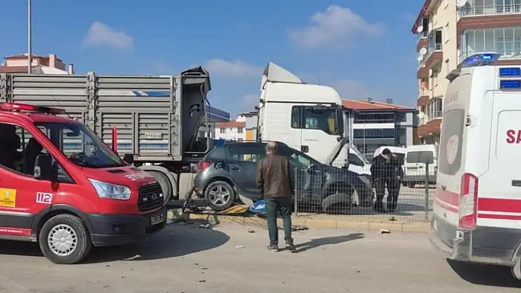 Kulu'daki trafik kazasında 1 kişi yaralandı
