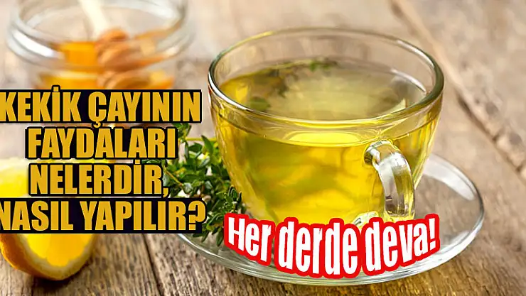 Kekik çayı, suyu her derde deva! Kekik çayının faydaları nelerdir, nasıl yapılır?