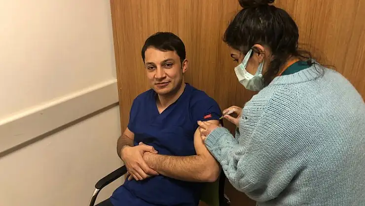 Beyşehir'de TURKOVAC aşısı uygulanmaya başlandı