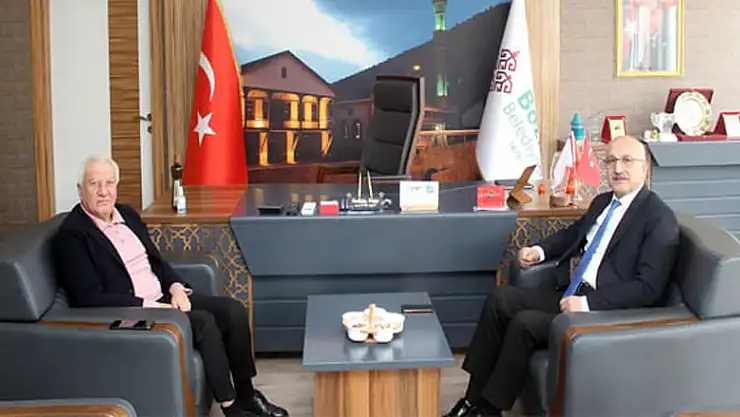 Büyük'ten Başkan Saygı'ya ziyaret