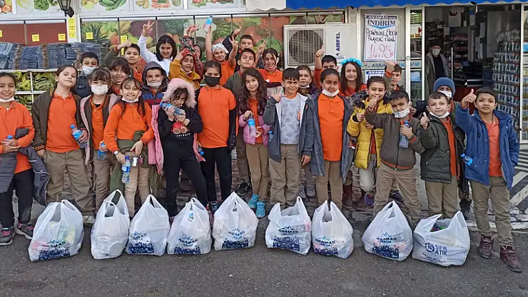 İlkokul öğrencilerinden anlamlı yardım kampanyası