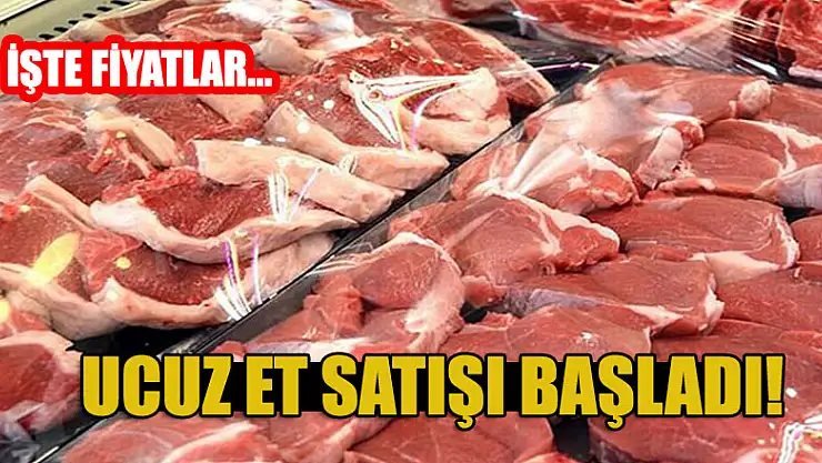 Ucuz et satışı başladı: İşte fiyatlar