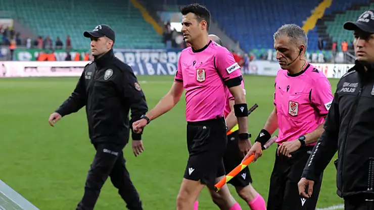 Konyaspor'dan Çaykur Rizespor maçının hakemine tepki