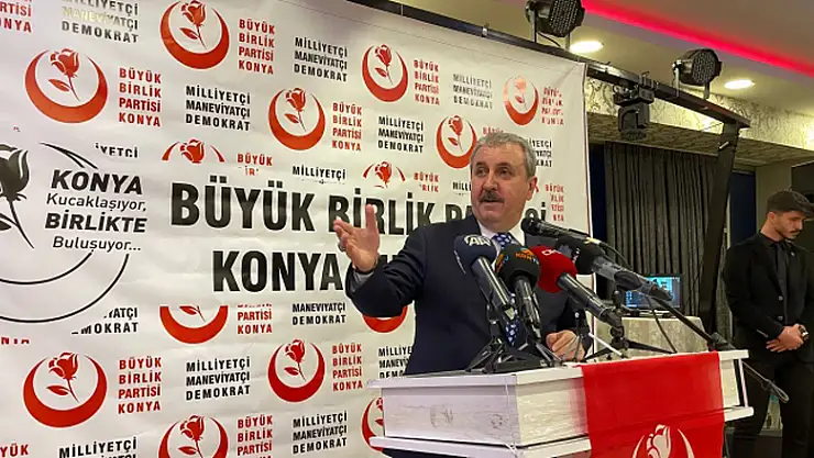 BBP Genel Başkanı Destici, partisinin Konya'daki iftar programında konuştu