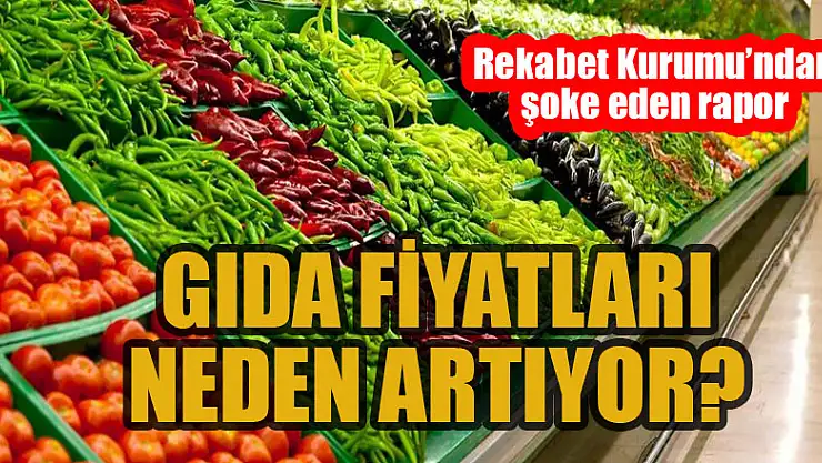 Gıda fiyatları neden artıyor? Rekabet Kurumu'ndan şoke eden rapor