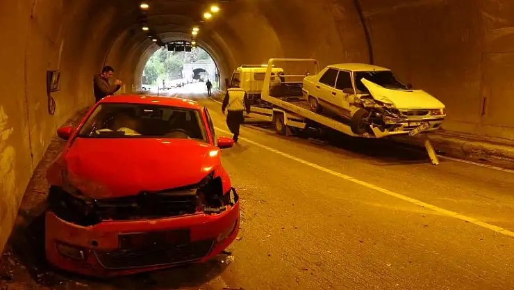 Karabük'te aynı tünelde iki ayrı kaza: 2 yaralı