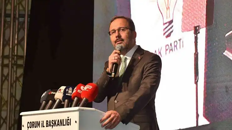 Bakan Kasapoğlu: 'Hep birlikte çalışarak, durmadan, yorulmadan, hiçbir nifakı aramıza sokmadan hedeflerimizi birer birer gerçekleştireceğiz'