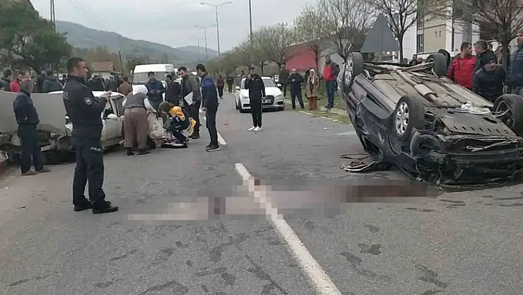 Samsun'da trafik kazası: 1 ölü, 4 yaralı
