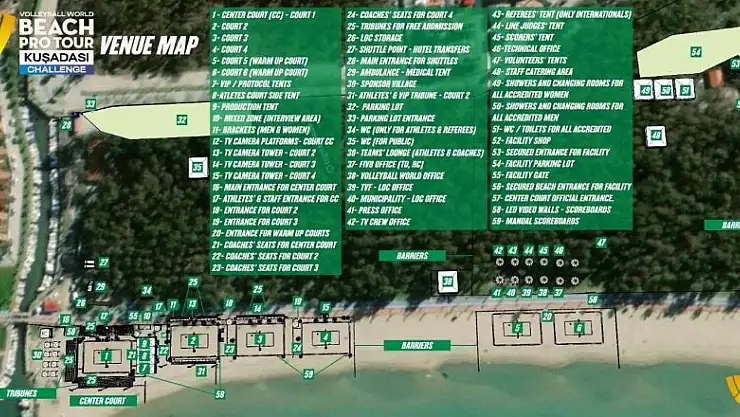 Kuşadası'nda plaj voleybolu için geri sayım başladı