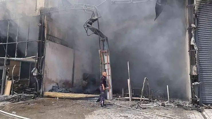 Nazilli Organize Sanayi Bölgesi'nde yangın