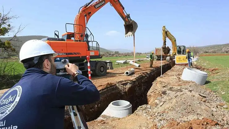 Büyükşehir DESKİ'den Tavas Çağırgan'da altyapı atağı